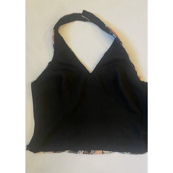 Ralph Lauren Collection Purple Label Halter Top Floral Blouse Tank Vintage 2000s - Picture 10 of 13